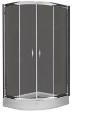 Vela Banyo TMP zuhanykabin - 80 ÍVES - víztiszta 5 mm biztonsági üveggel - 80 x 80 x 190 cm (845RK100) - globalvivamarket