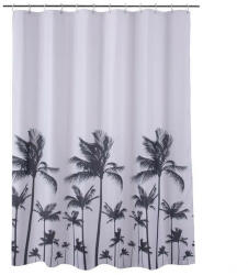 Aquamax Zuhanyfüggöny - PALM TREE - Impregnált textil - 180 x 200 cm (77-161237)