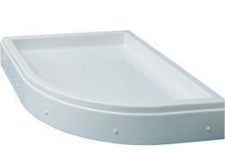 Favorit HEDO zuhanytálca íves aszimmetrikus JOBBOS - szaniter akril - 115 x 90 cm (AL122-J) - globalvivamarket