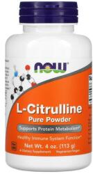 NOW Supliment alimentar L-citrulina, pulbere - Now Foods L-Citrulline Pure Powder 113 g