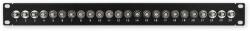  PP -144 24P / BNC - fekete - 19 "patch panel 1U, 24 BNC port