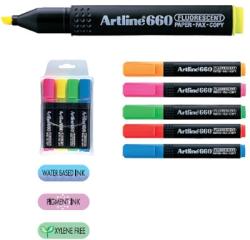 ARTLINE Textmarker fluorescent ARTLINE 660 4 buc/set