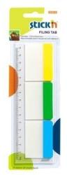 STICK'N Stick index plastic transparent margine color 37 x 50 mm, STICK'N