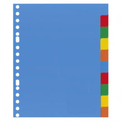 OPTIMA Separatoare carton color, 10 culori/set, OPTIMA
