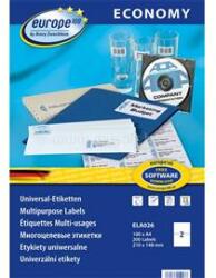 AVERY Europe100 ELA026 210x148mm 200db-os etikett (AVERY_ELA026) (AVERY_ELA026)