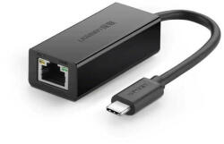 UGreen ADAPTOR RETEA Ugreen, "30287" extern, USB Type-C (T) la port Gigabit RJ-45, negru "30287" (include TV 0.18lei) - 6957303832873 (30287)