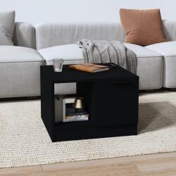 vidaXL Măsuță de cafea, negru, 50x50x36 cm, lemn compozit (811341) - vidaxl