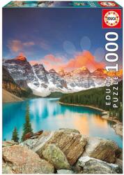 Educa Puzzle Moraine Lake, Banff national park Canada Educa 1000 piese cu lipici Fix de la 11 ani (EDU17739)