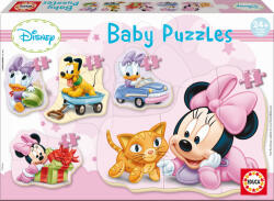 Educa Puzzle bebe Minnie Educa cu 5 feluri de imagini de la 24 luni (EDU15612)