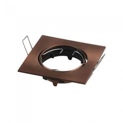 V-TAC Billenthető Olcsó slim spot lámpatest (négyzet), arany (23226)