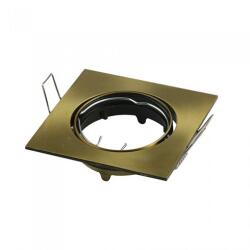 V-TAC Billenthető Olcsó slim spot lámpatest (négyzet), arany (23225)