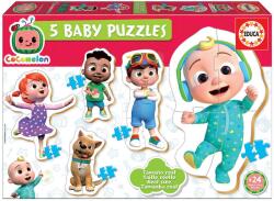 Educa Puzzle legkisebbeknek Cocomelon Baby 5 Mesék Educa 24 hó-tól (19139)