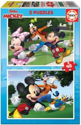 Educa Puzzle Mickey&Friends Educa 2x48 darabos 4 évtől (18885)