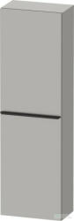 Duravit D-NEO félmagas szekrény, 40x132x24 cm balos ajtóval, Concrete Grey Matt Decor DE1318L0707 (DE1318L0707)