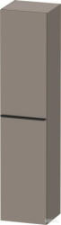 Duravit D-NEO magasszekrény, 40x176x36cm jobbos ajtóval, Basalt Matt Decor DE1328R4343 (DE1328R4343)