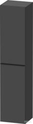 Duravit D-NEO magasszekrény, 40x176x36cm balos ajtóval, Graphite Matt Decor DE1328L4949 (DE1328L4949)