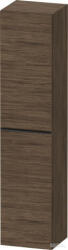 Duravit D-NEO magasszekrény, 40x176x36cm jobbos ajtóval, Walnut Dark Decor DE1328R2121 (DE1328R2121)