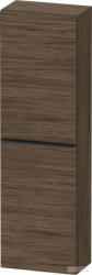 Duravit D-NEO félmagas szekrény, 40x132x24 cm balos ajtóval, Walnut Dark Decor DE1318L2121 (DE1318L2121)