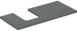 Geberit One mosdópult bal oldali kivágással 105x47 cm, pultra ültethető tálformájú mosdóhoz, matt láva 505.294. 00.3 (505.294.00.3) - szaniteronline
