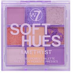 W7 Paletă farduri - W7 Soft Hues Pressed Pigment Palette Amethyst