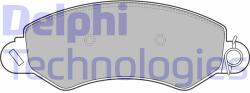 DELPHI set placute frana, frana disc DELPHI LP2096 (LP2096)