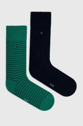Tommy Hilfiger zokni 2 pár zöld, férfi, 100001496 - zöld 39/42 - answear - 4 190 Ft
