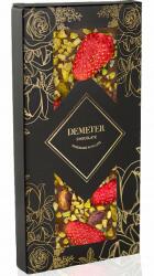 Demeter Chocolate Tejcsokoládé eperrel és pisztáciával - borvilag