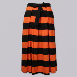 Willsoor Női szoknya narancs-fekete csíkos mintával 14290