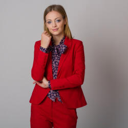 Willsoor Női kosztüm zakó piros színben 11161