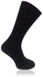 Willsoor Férfi fekete zokni színes pöttyös mintával14044