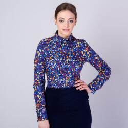 Willsoor Modern női ing színes leveles mintával 9575