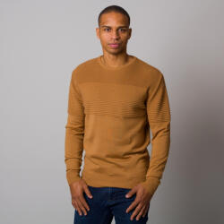 Willsoor Modern férfi pulóver, barna 13085