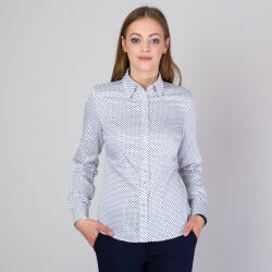 Willsoor Női ing fehér színben szivecskés mintával 11754