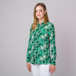Willsoor Női zöld ing geometrikus mintával 14122