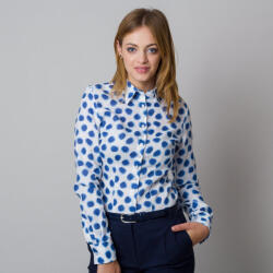 Willsoor Női ing kék pöttyös mintával 11919