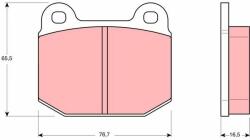 TRW set placute frana, frana disc TRW GDB611 - automobilus