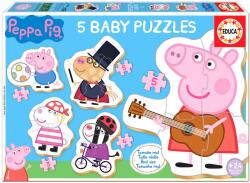Educa Baby Puzzle - Peppa malac 5in1 (18589)