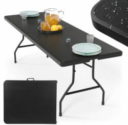 Jago Összecsukható asztal 183 cm 8 személyes fekete - idilego