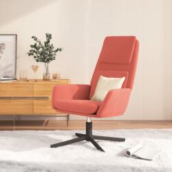 vidaXL Scaun de relaxare, roz, catifea (341344)