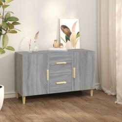 vidaXL Servantă, sonoma gri, 100x36x60 cm, lemn prelucrat (817466) Comoda
