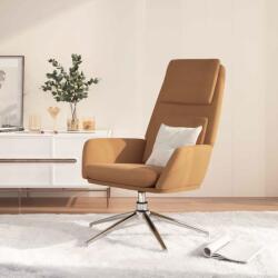 vidaXL Scaun de relaxare, gri taupe, piele întoarsă artificială (341324)