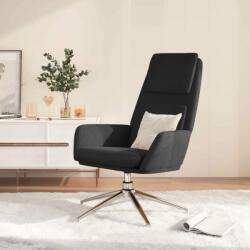 vidaXL Scaun de relaxare, negru, piele întoarsă artificială (341327)