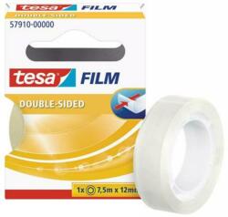 tesa Ragasztószalag, kétoldalas, 12 mm x 7, 5 m, TESA Tesafilm (TE57910) (57910-00000-02)
