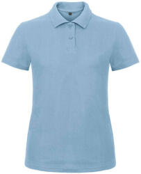 B and C Női galléros póló rövid ujjú B&C Ladies' Piqué Polo Shirt - PWI11 - XL, Világos kék