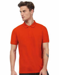 B and C Férfi rövid ujjú organikus galléros póló B and C Organic Inspire Polo /men L, Sötétkék (navy)