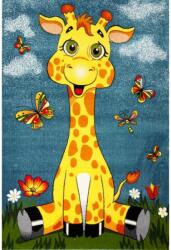 Delta Carpet Covor Dreptunghiular pentru Copii, 120 x 170 cm, Multicolor, Kolibri Girafa 11112/140 (11112-140-1217)