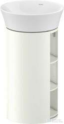 Duravit WHITE TULIP álló 2 polcos mosdótartó szekrény 236550 mosdóhoz, White Satin Matt Lacquer WT423903636 (WT423903636)