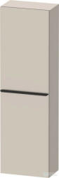 Duravit D-NEO félmagas szekrény, 40x132x24 cm jobbos ajtóval, Taupe Matt Decor DE1318R9191 (DE1318R9191)