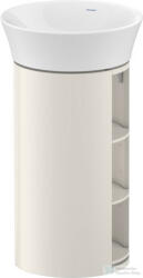 Duravit WHITE TULIP álló 2 polcos mosdótartó szekrény 236550 mosdóhoz, Nordic White Satin Matt Lacquer WT423903939 (WT423903939)