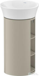 Duravit WHITE TULIP álló 2 polcos mosdótartó szekrény 236550 mosdóhoz, Taupe Satin Matt Lacquer WT423906060 (WT423906060)